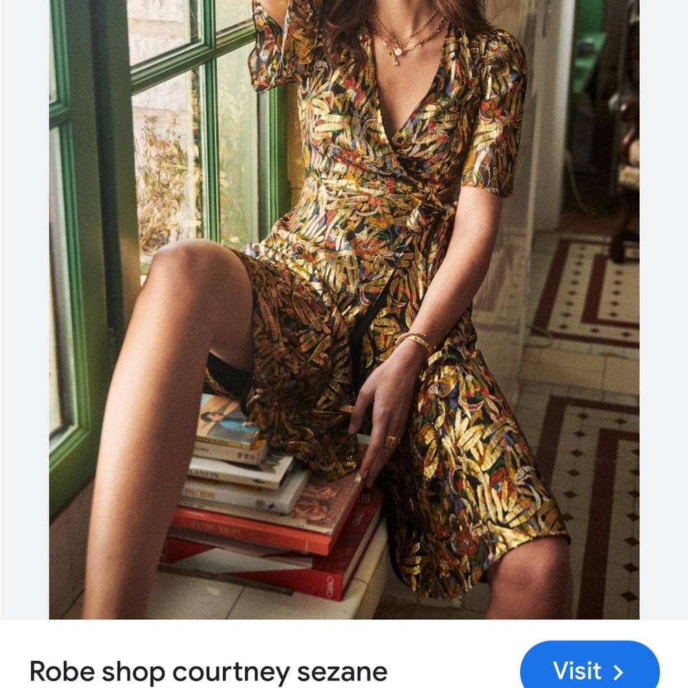 Floral Wrap Dress